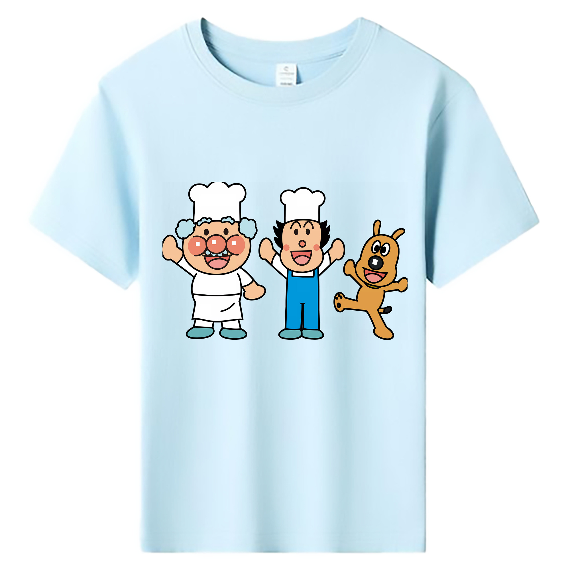 （画像用） アンパンマン Anpanman 綿100％キッズTシャツ（フロントプリント）